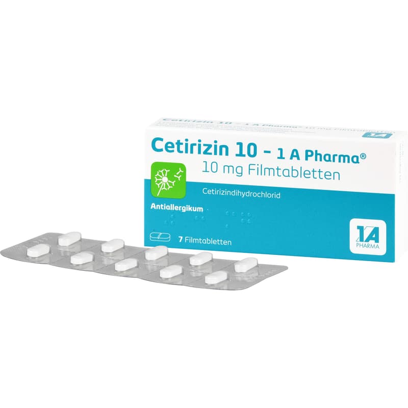 CETIRIZIN 10-1A Pharma film-coated tablets