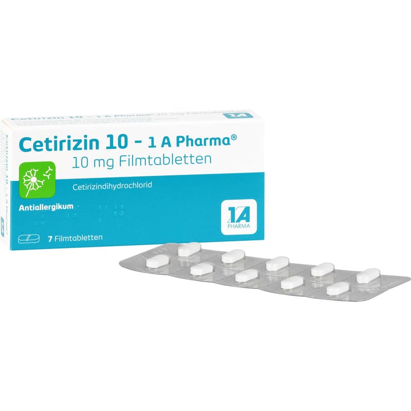 CETIRIZIN 10-1A Pharma film-coated tablets