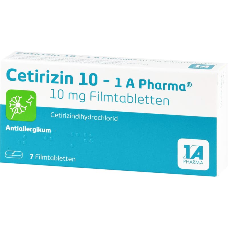 CETIRIZIN 10-1A Pharma film-coated tablets