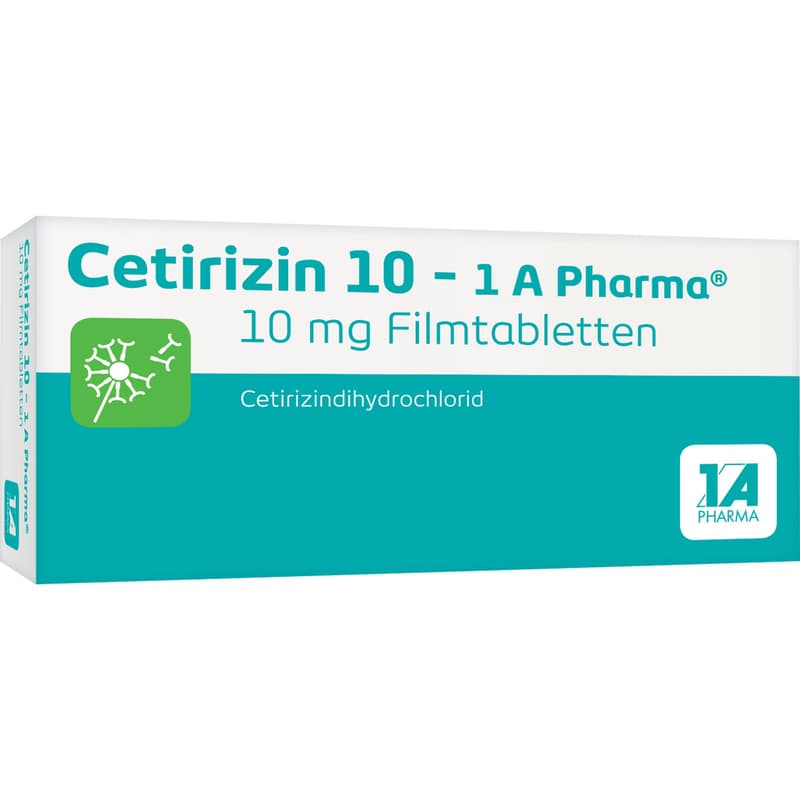 CETIRIZIN 10-1A Pharma film-coated tablets