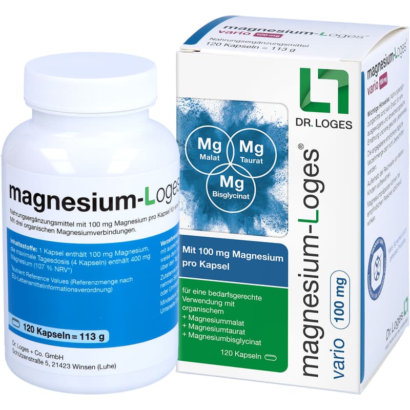 MAGNESIUM-LOGES vario 100 mg Kapseln