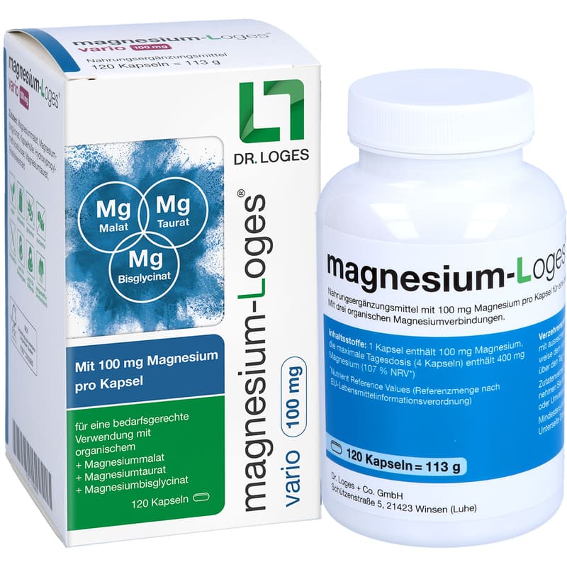 MAGNESIUM-LOGES vario 100 mg Kapseln