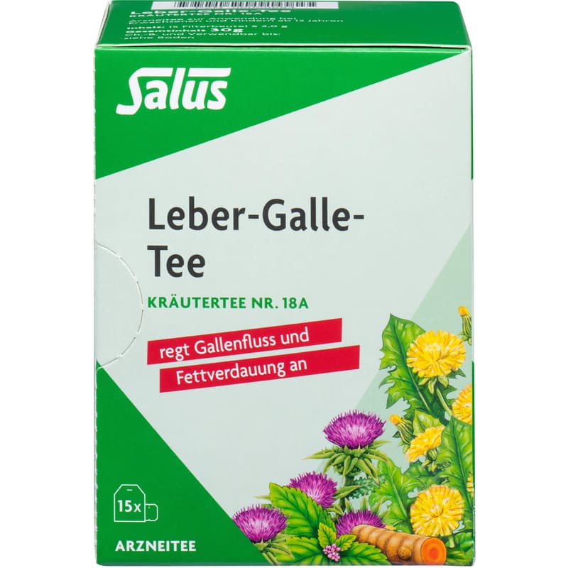 LIVER BILITY Tea Herbal Tea No. 18a Salus Filter Bottle