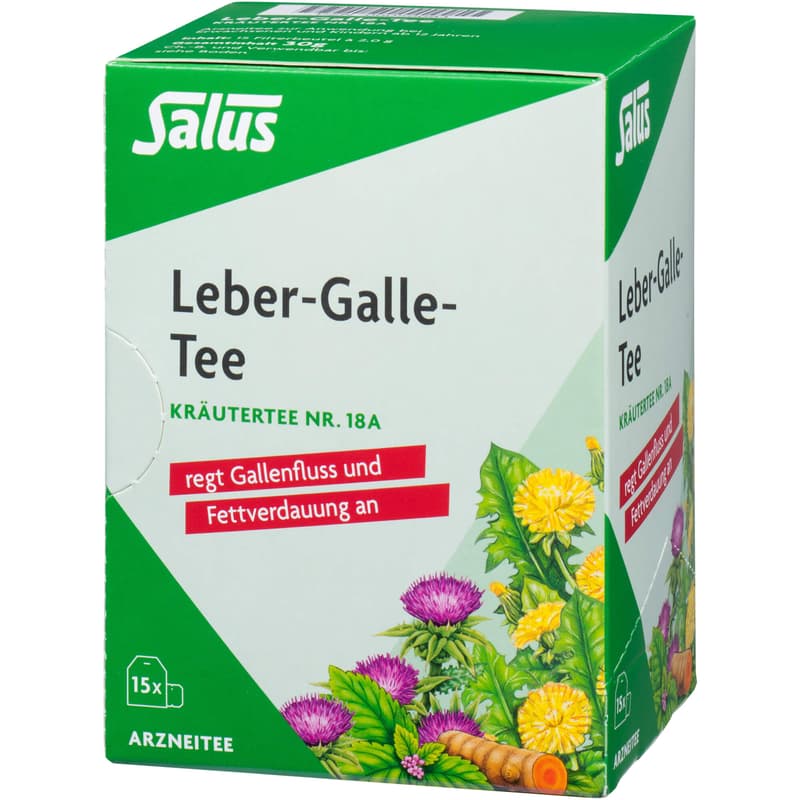LIVER BILITY Tea Herbal Tea No. 18a Salus Filter Bottle