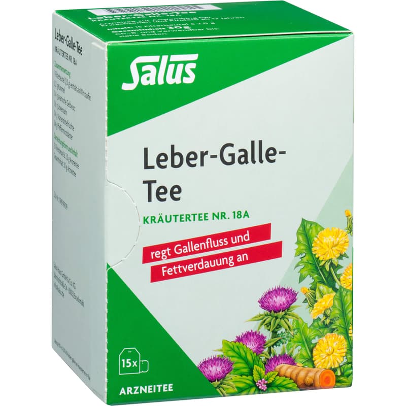 LIVER BILITY Tea Herbal Tea No. 18a Salus Filter Bottle
