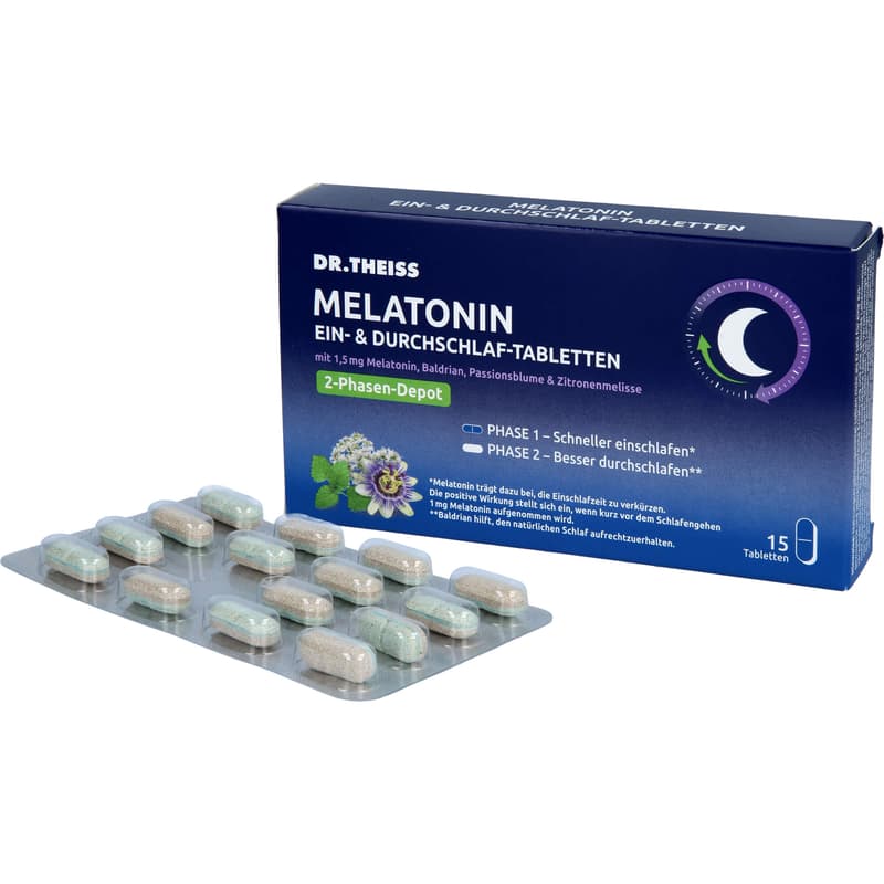 DR.THEISS Melatonin Ein- & Durchschlaf-Tabletten