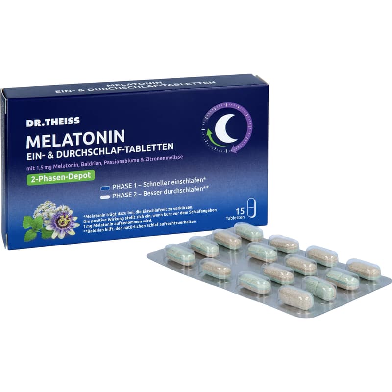 DR.THEISS Melatonin Ein- & Durchschlaf-Tabletten