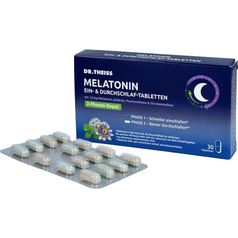 DR.THEISS Melatonin Ein- & Durchschlaf-Tabletten