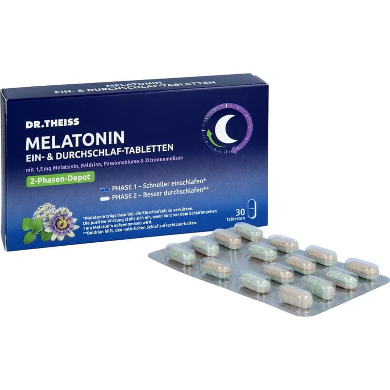 DR.THEISS Melatonin Ein- & Durchschlaf-Tabletten