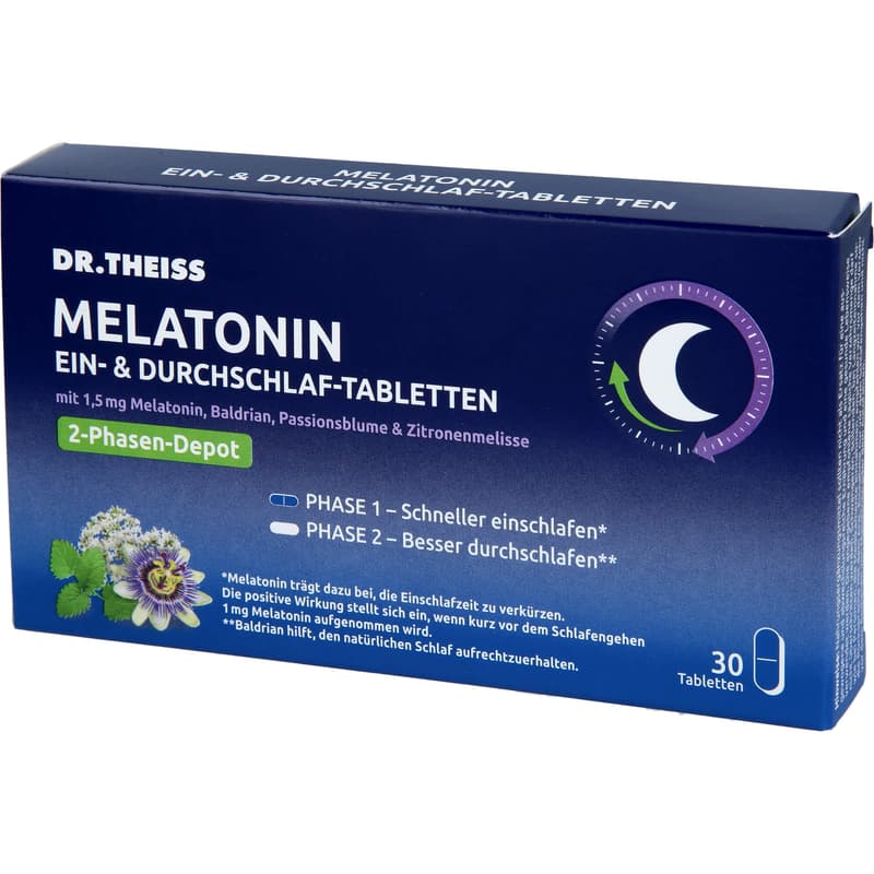 DR.THEISS Melatonin Ein- & Durchschlaf-Tabletten