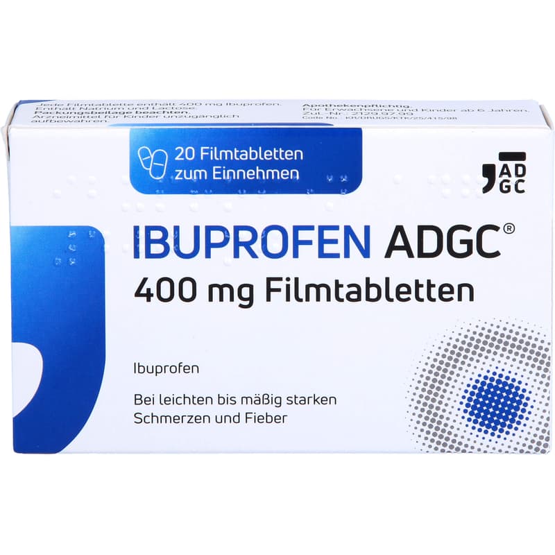 IBUPROFEN ADGC 400 mg film-coated tablets