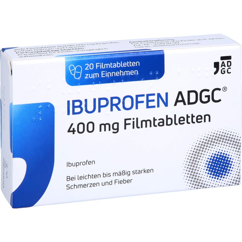 IBUPROFEN ADGC 400 mg film-coated tablets