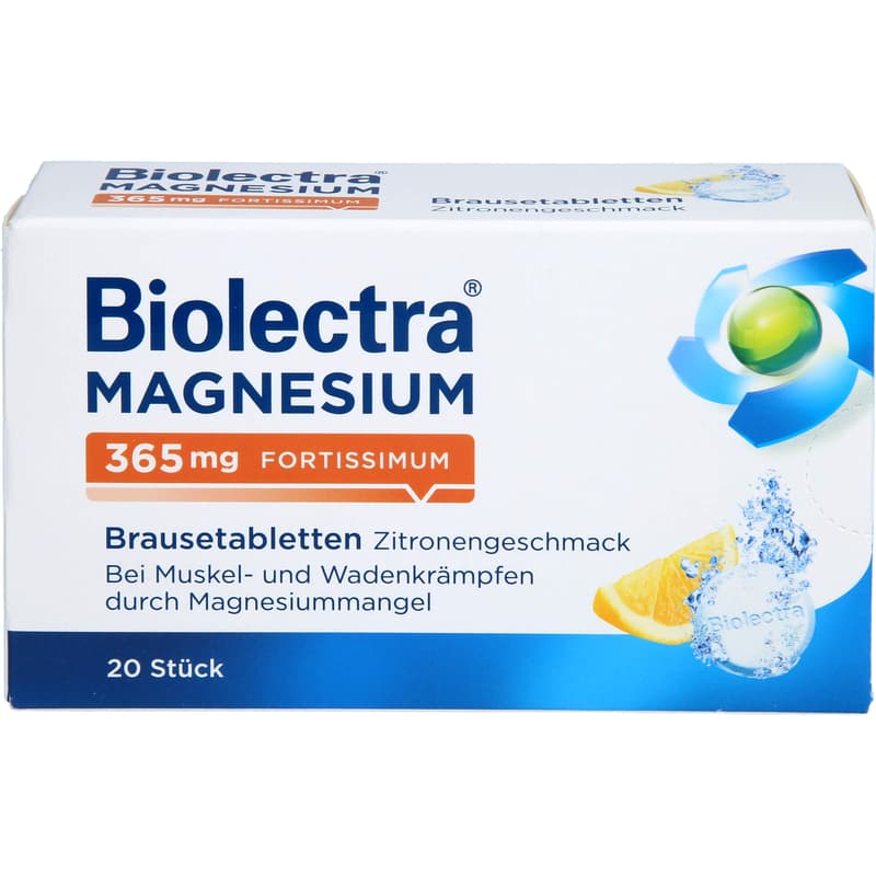 BIOLECTRA Magnesium 365 mg fortissimum Zitrone