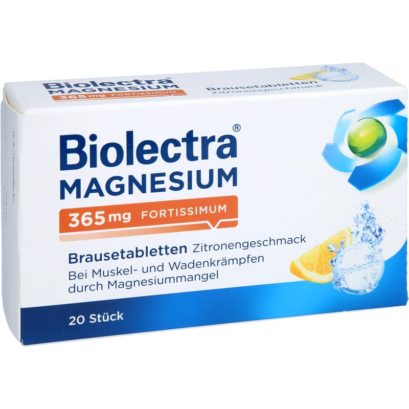 BIOLECTRA Magnesium 365 mg fortissimum Zitrone