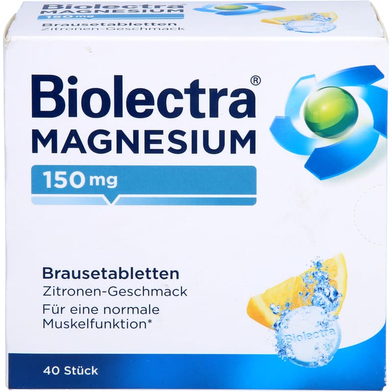 BIOLECTRA Magnesium 150 mg Zitrone Brausetabletten