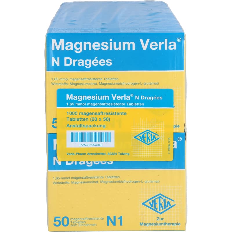 MAGNESIUM VERLA N Coated Tablets