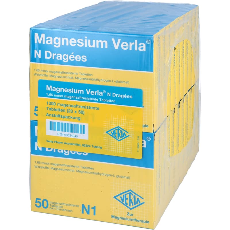 MAGNESIUM VERLA N Coated Tablets
