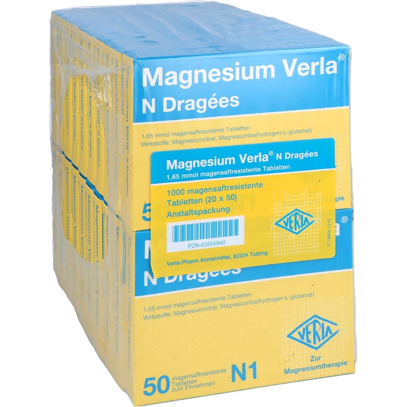 MAGNESIUM VERLA N Coated Tablets