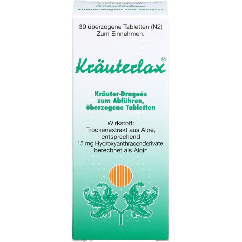 KRÄUTERLAX Dr.Henk 15 mg herbal tablets for laxatives