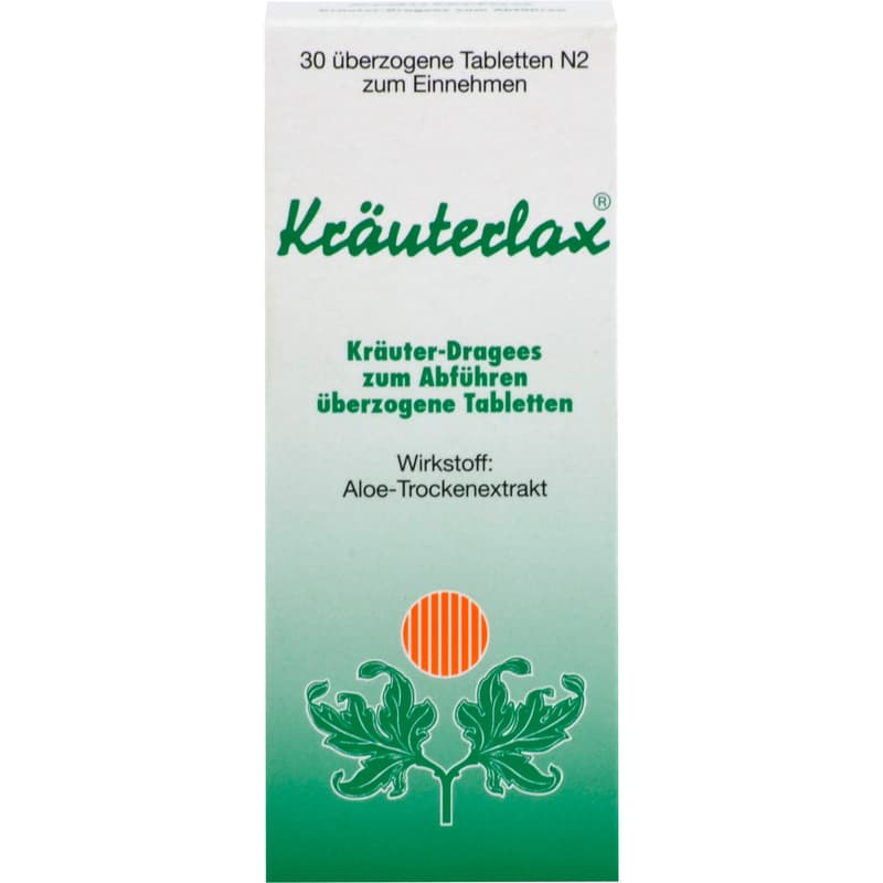 KRÄUTERLAX Dr.Henk 15 mg herbal tablets for laxatives