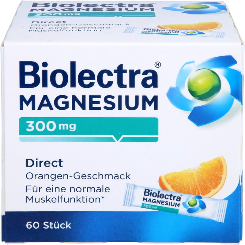 BIOLECTRA Magnesium 300 mg Direct Orange Sticks