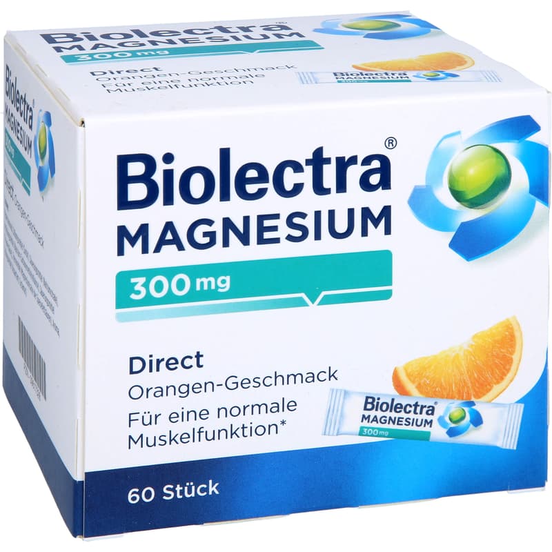 BIOLECTRA Magnesium 300 mg Direct Orange Sticks