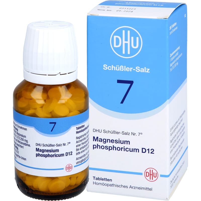 BIOCHEMISTRY DHU 7 Magnesium phosphoricum D 12 tablets.