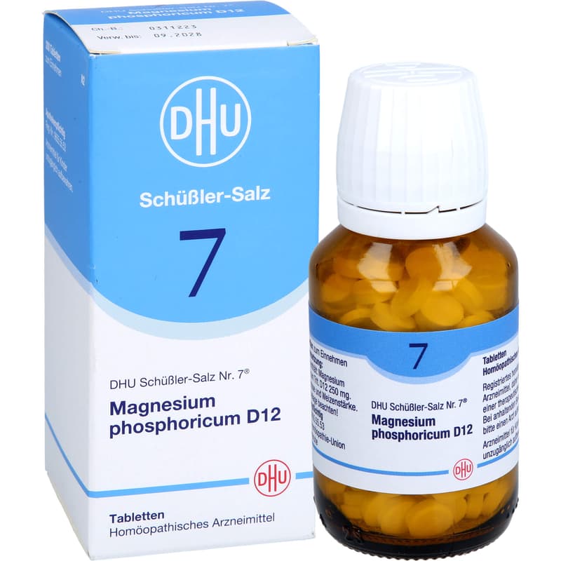 BIOCHEMISTRY DHU 7 Magnesium phosphoricum D 12 tablets.