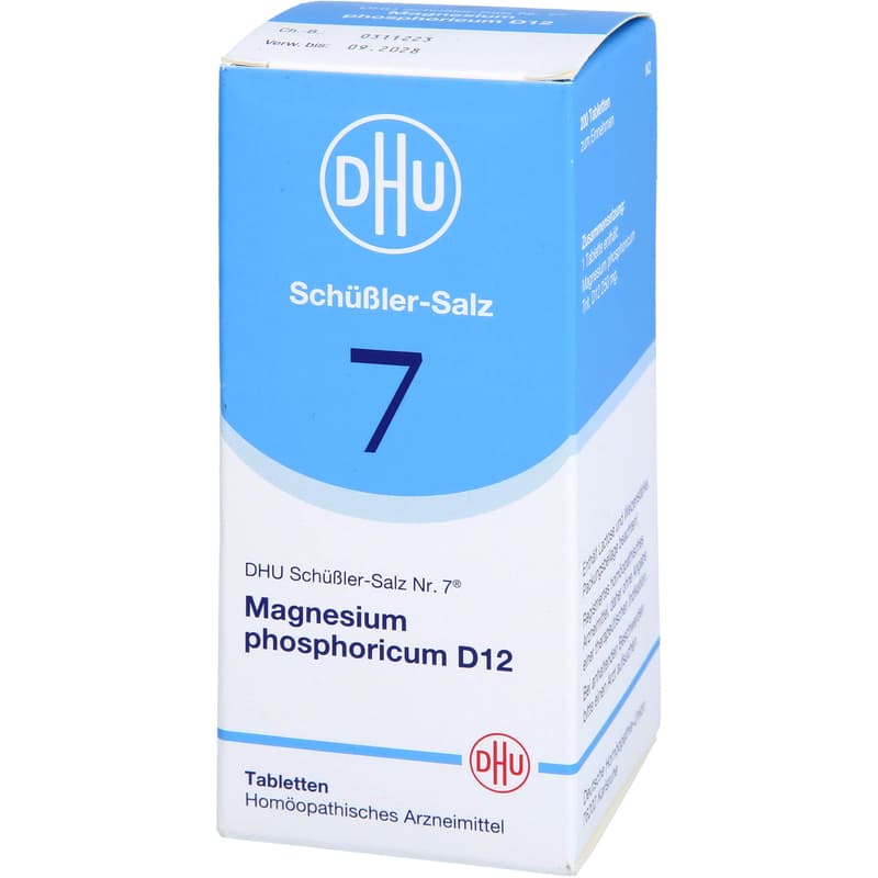 BIOCHEMISTRY DHU 7 Magnesium phosphoricum D 12 tablets.