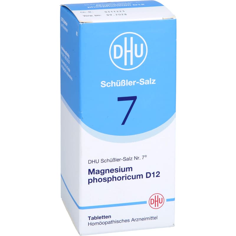 BIOCHEMISTRY DHU 7 Magnesium phosphoricum D 12 tablets.