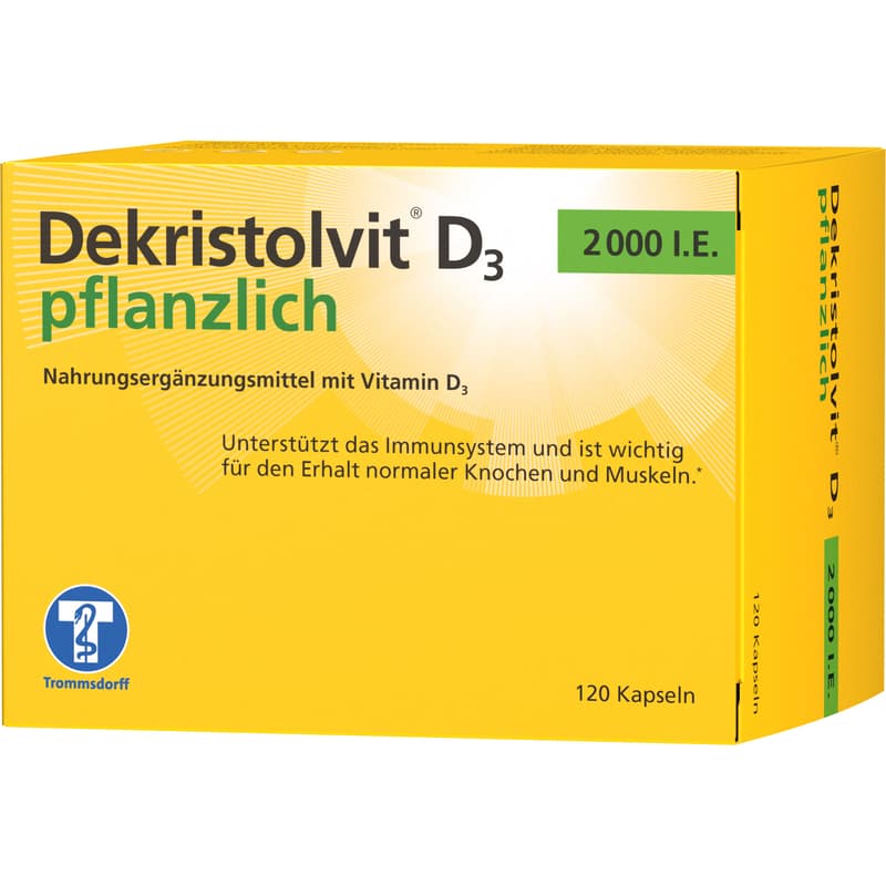 DEKRISTOLVIT D3 2000 I.E. pflanzlich Kapseln