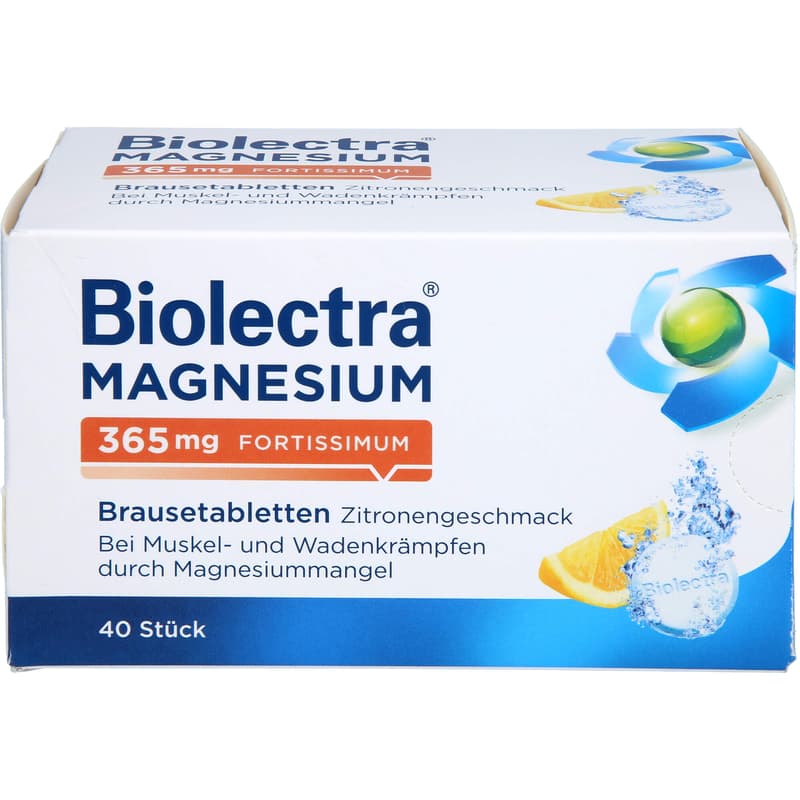 BIOLECTRA Magnesium 365 mg fortissimum Zitrone