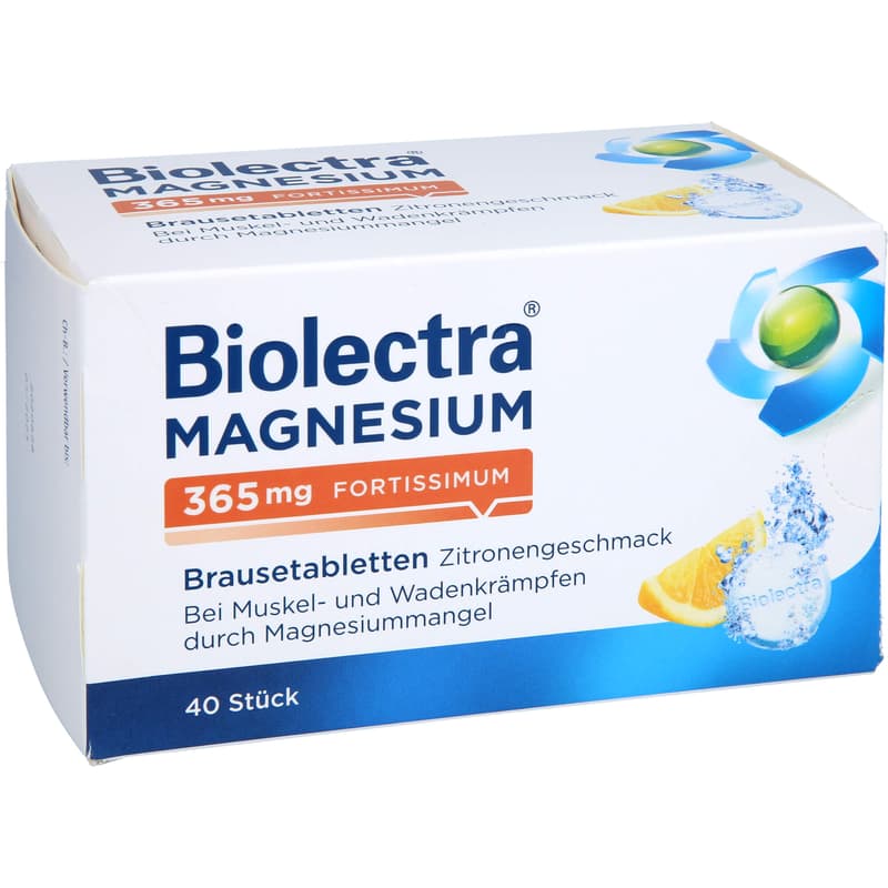 BIOLECTRA Magnesium 365 mg fortissimum Zitrone