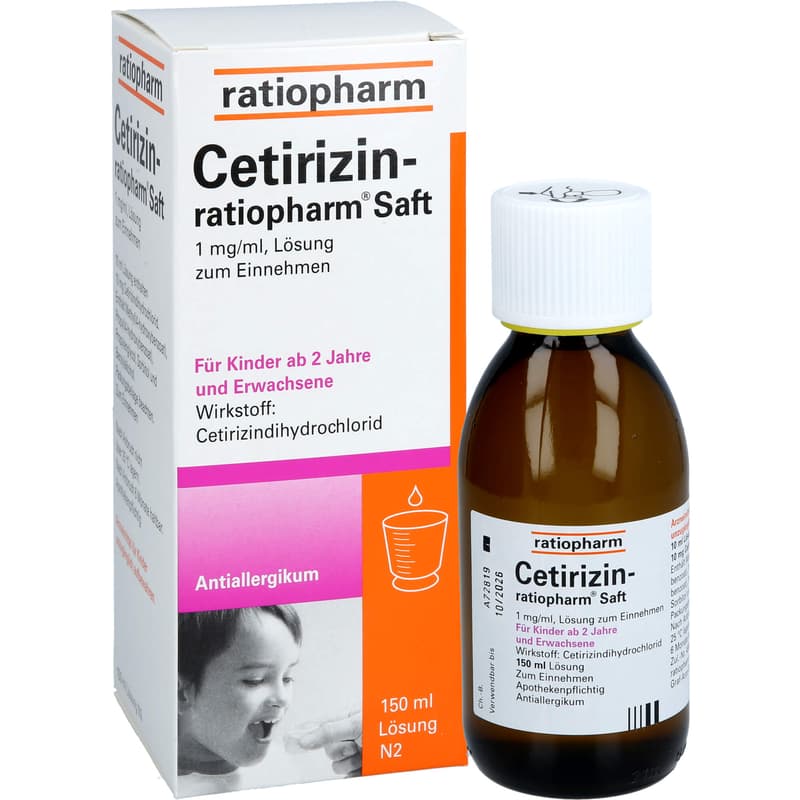 CETIRIZIN-ratiopharm Saft