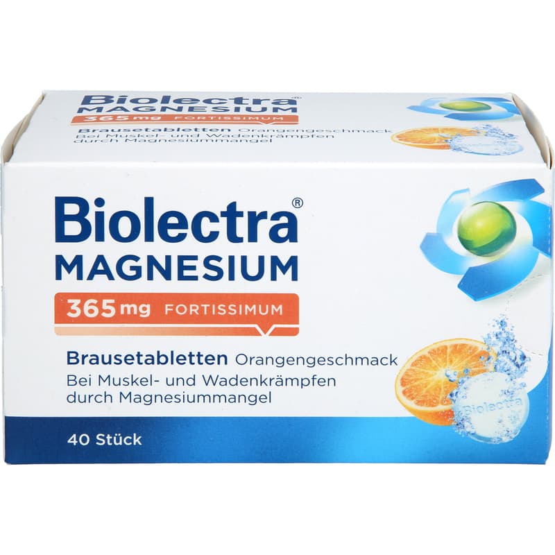 BIOLECTRA Magnesium 365 mg fortissimum Orange
