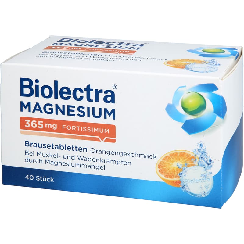 BIOLECTRA Magnesium 365 mg fortissimum Orange
