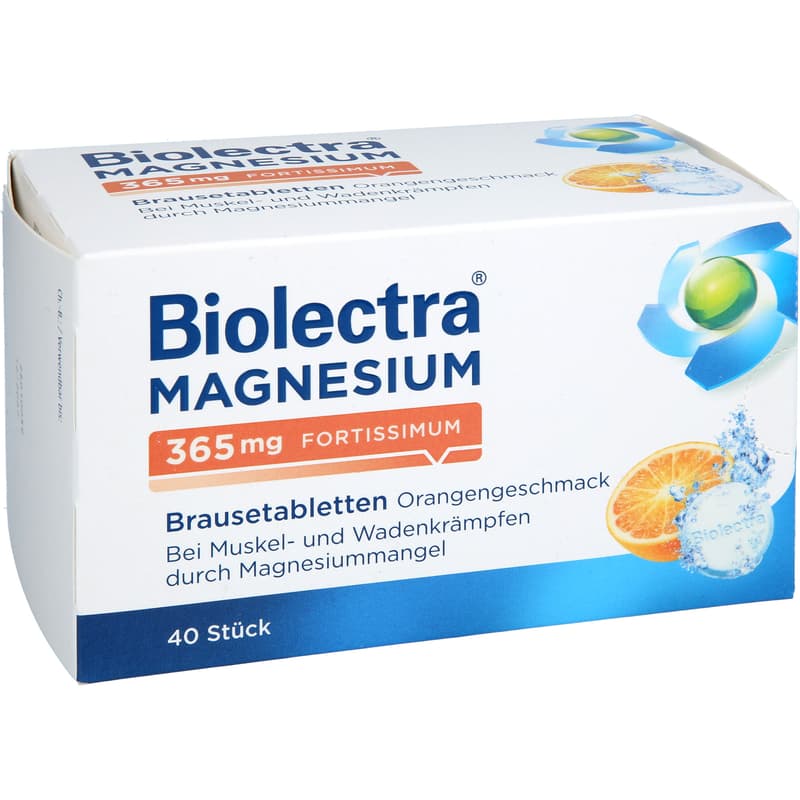 BIOLECTRA Magnesium 365 mg fortissimum Orange
