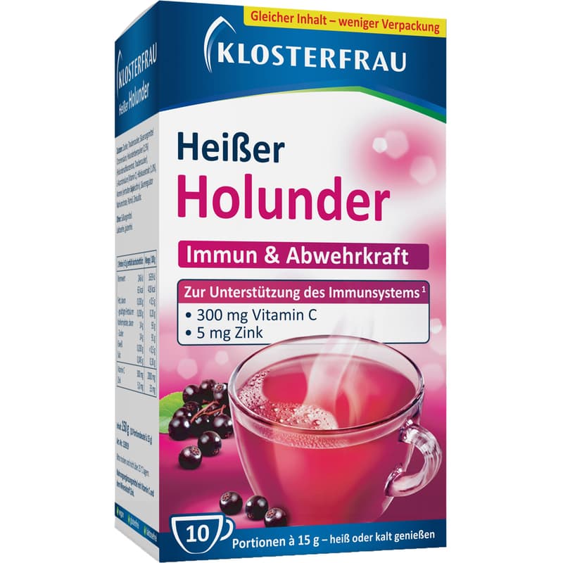 KLOSTERFRAU Broncholind hot elderberry granules