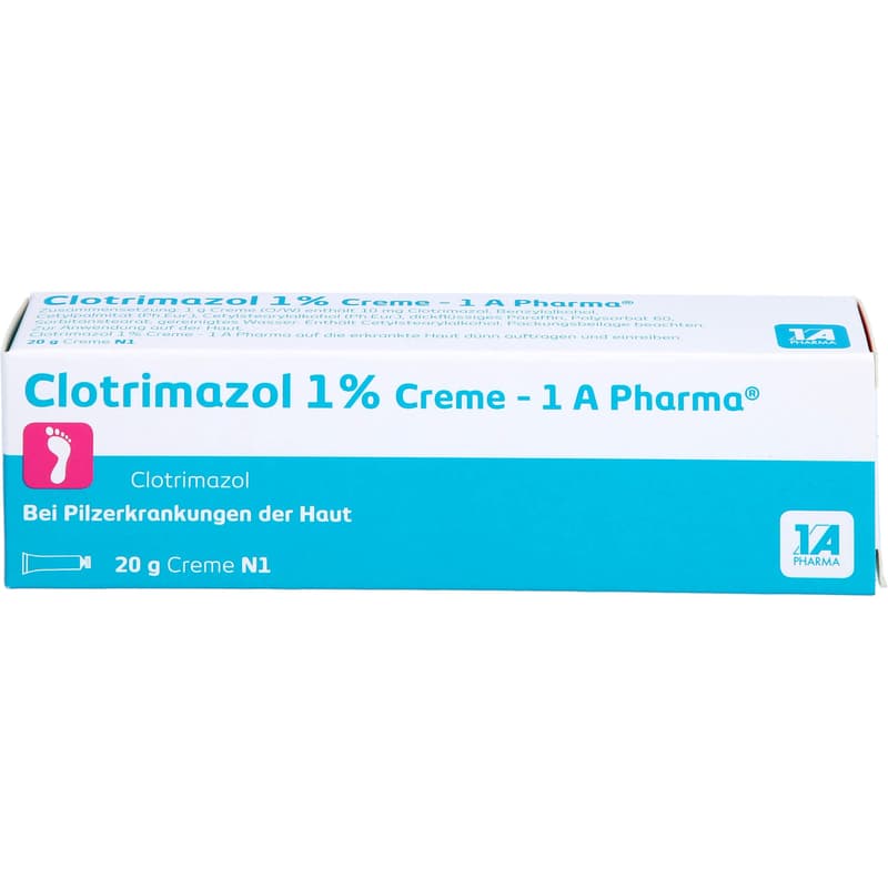 CLOTRIMAZOLE 1% Cream-1A Pharma