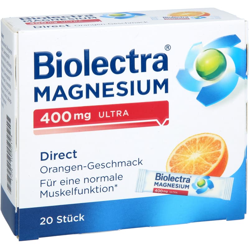 BIOLECTRA Magnesium 400 mg ultra Direct Orange