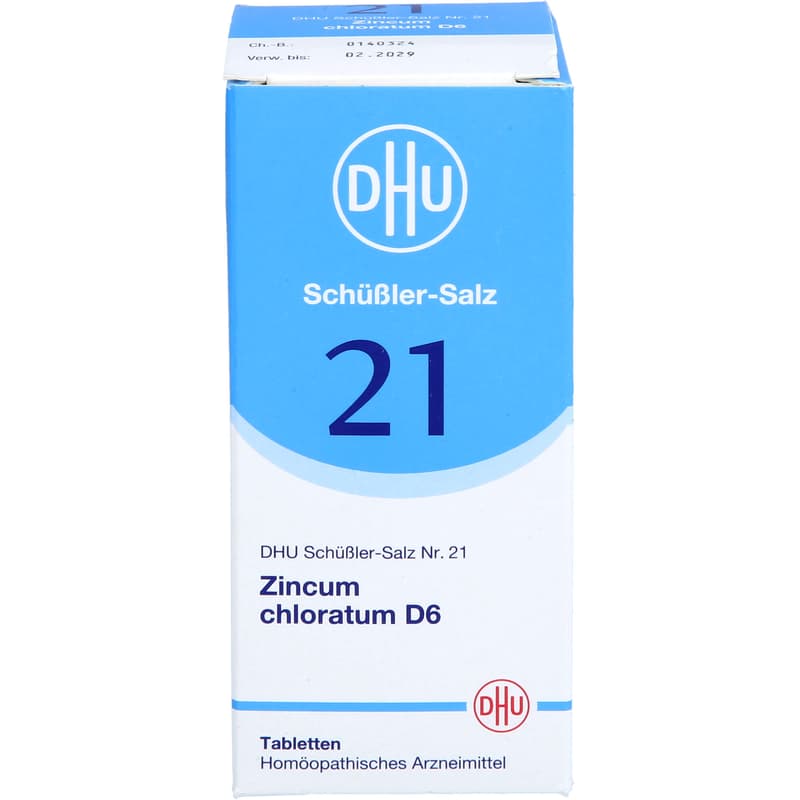 BIOCHEMIE DHU 21 Zincum chloratum D 6 tablets