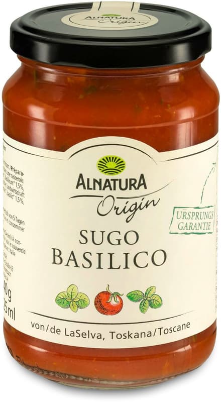 Alnatura Organic Sugo Basilico