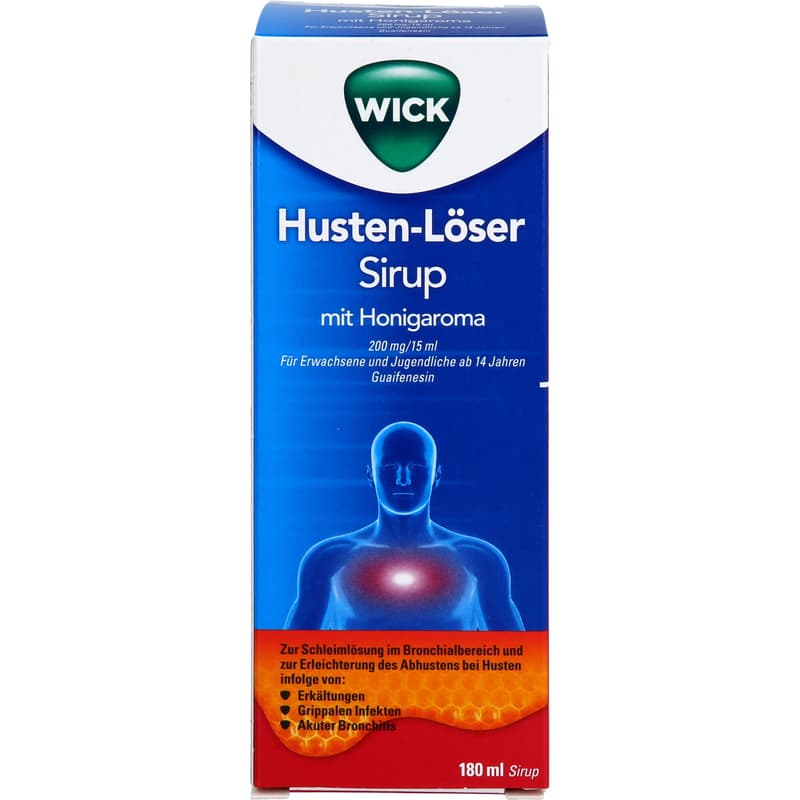 WICK Cough Relief Syrup with Honey Flavor 200mg/15ml