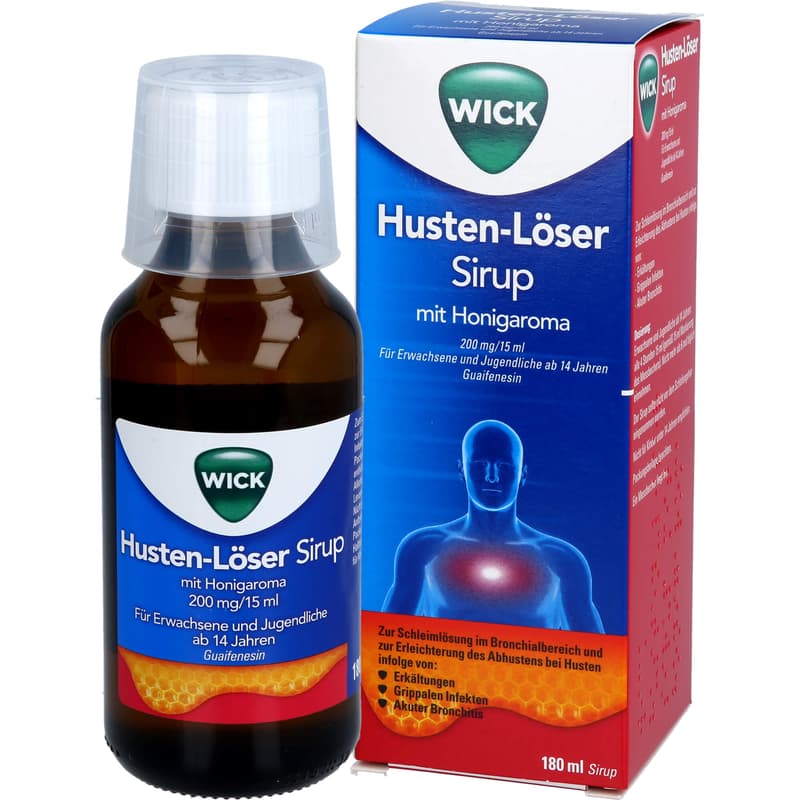 WICK Cough Relief Syrup with Honey Flavor 200mg/15ml