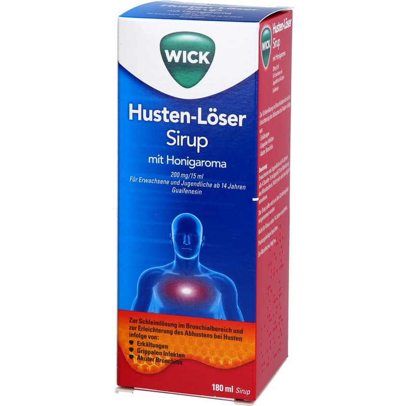WICK Cough Relief Syrup with Honey Flavor 200mg/15ml