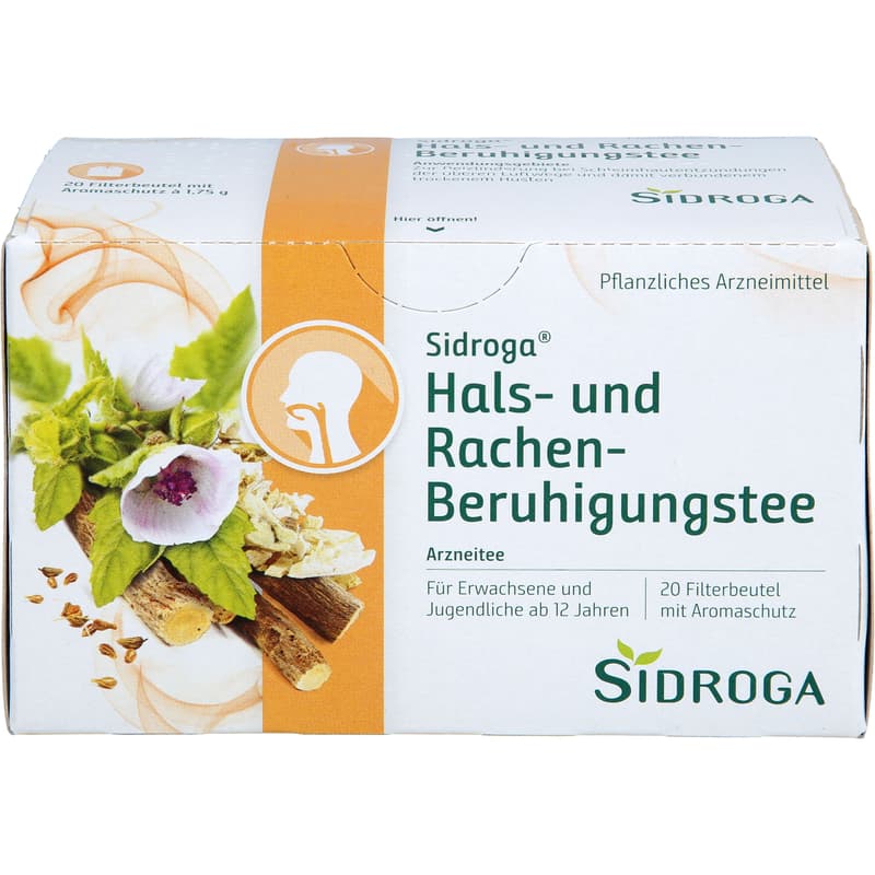 SIDROGA throat and pharynx soothing tea filter pack