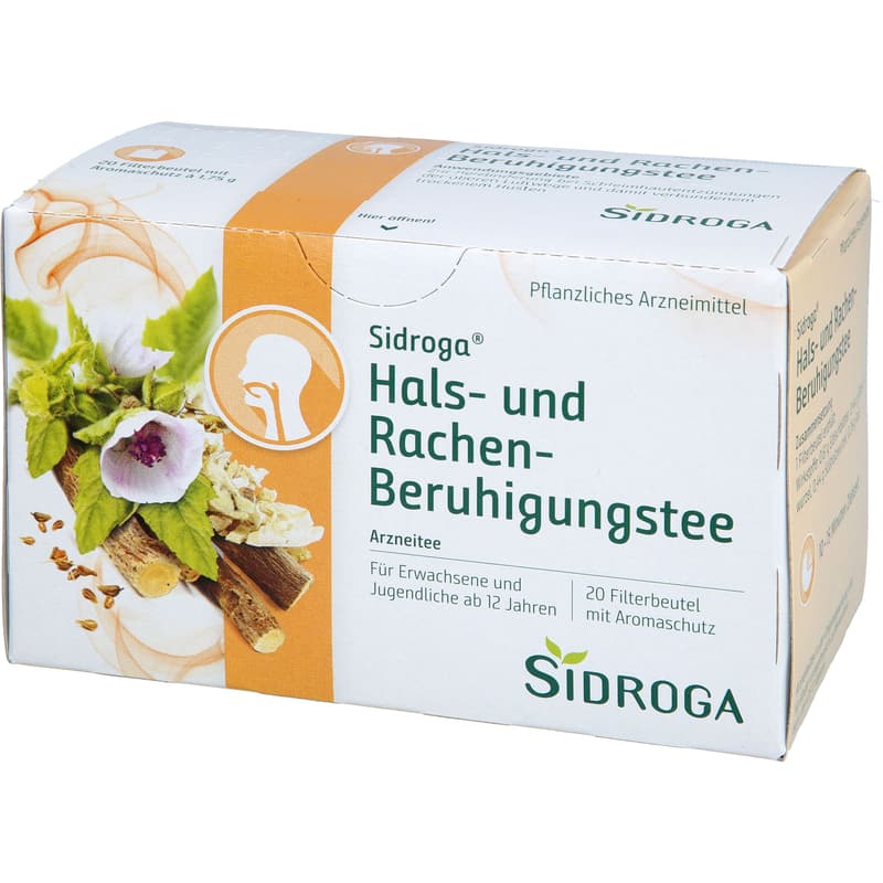 SIDROGA throat and pharynx soothing tea filter pack