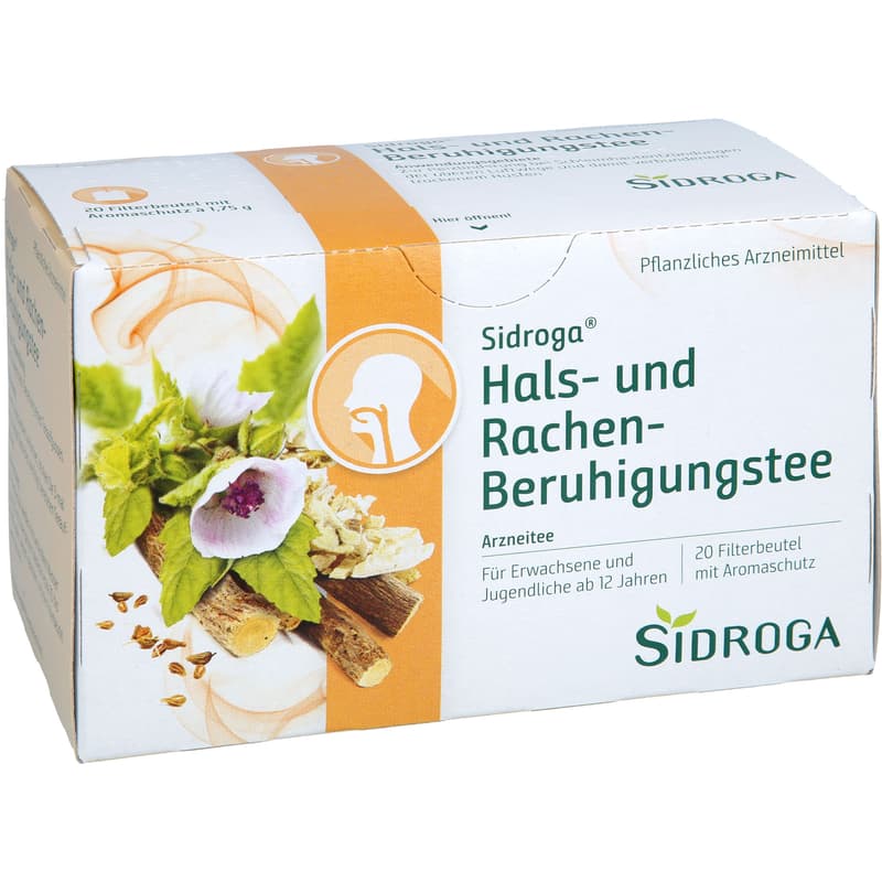 SIDROGA throat and pharynx soothing tea filter pack