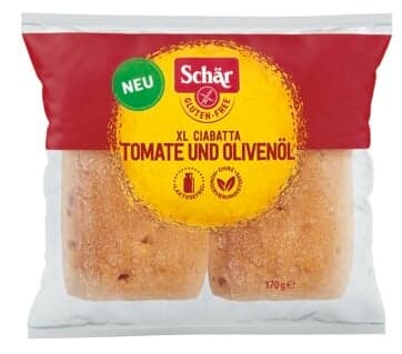 Schär Ciabatta Tomate und Olivenöl XL glutenfrei