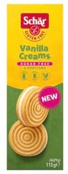 Schär Sugar Free Vanilla Creams gluten-free